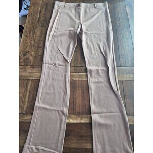 Betabrand Womens XL Long Khaki Straight-Leg Dress Yoga Pants